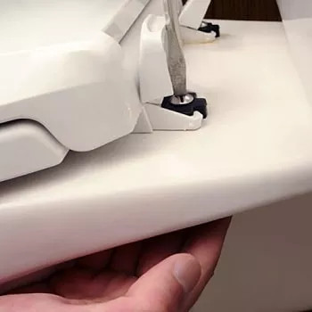 how to fix a loose toilet seat