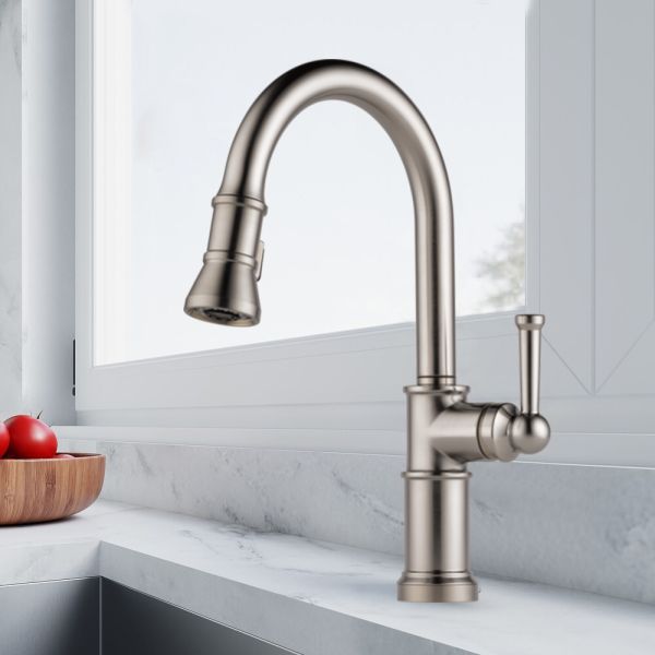 Brizo Artesso Pull-Down Kitchen Faucet With 2-Function Sprayer