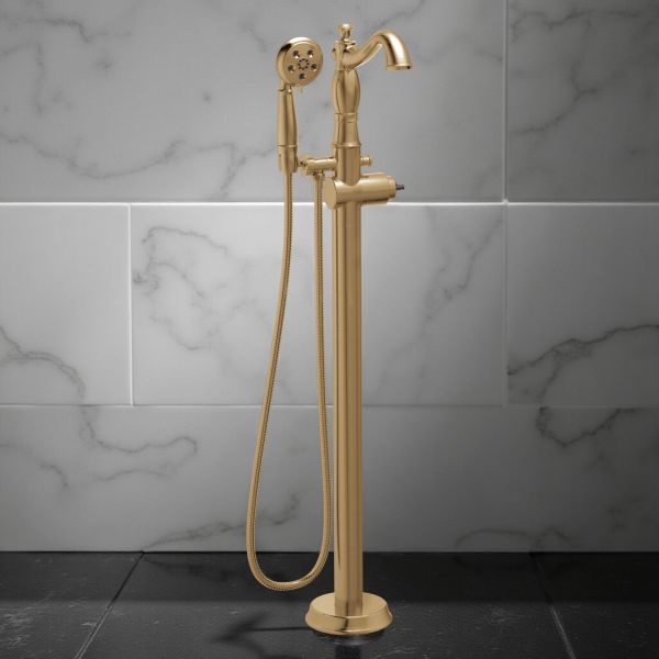 Delta Cassidy Single-Handle Freestanding Tub Filler Trim w/ 1.75
