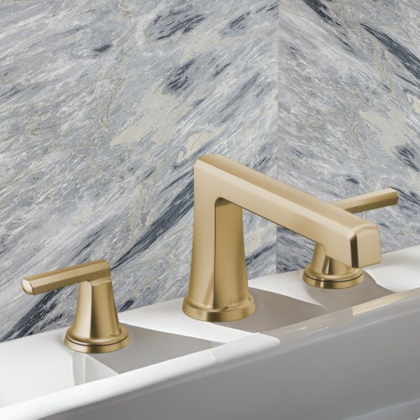 Brizo Levoir Two-Handle Deck-Mount Roman Tub Faucet Trim with