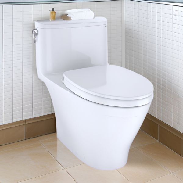 TOTO Nexus One-Piece Skirted Toilet with SS124 SoftClose Seat
