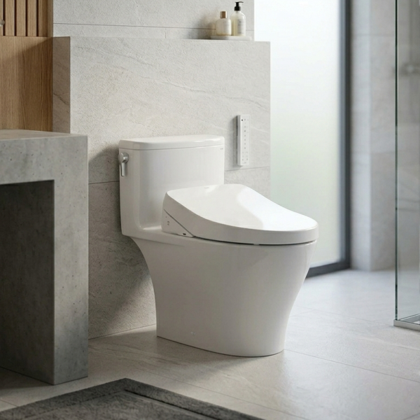 TOTO Nexus One-Piece Skirted Toilet, Less Seat, Elongated
