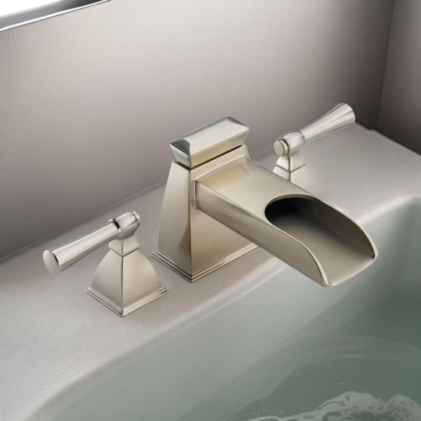 Brizo Vesi Two-Handle Deck-Mount Roman Tub Faucet Trim, Lever