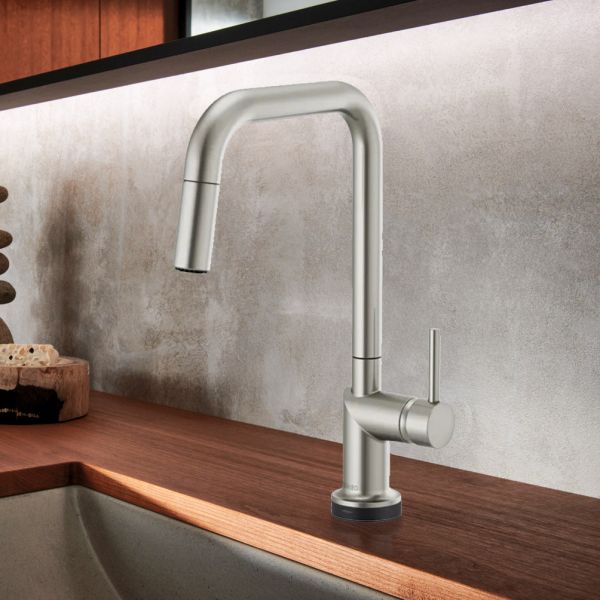 Brizo Odin SmartTouch Pull-Down Kitchen Faucet with Square Swivel