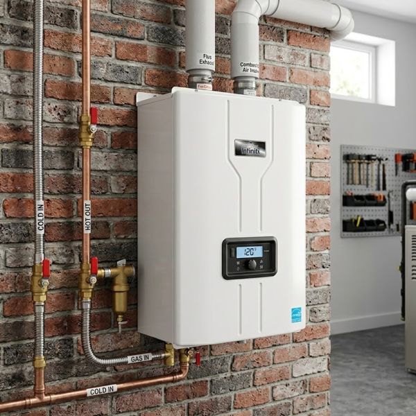 Bradford White Infiniti GS Natural Gas Tankless Water Heater, 9.7