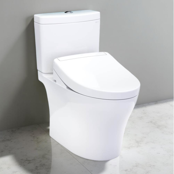 TOTO Aquia IV WASHLET+ S5 Two-Piece Elongated Toilet, Dynamax