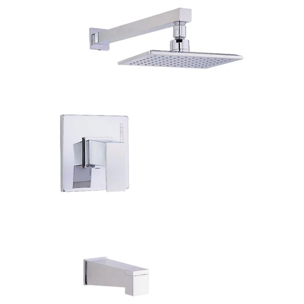 Danze Mid-Town Chrome Single Lever-Handle Pressure Balance Tub and