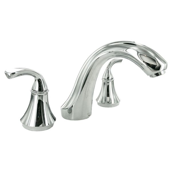 Kohler Forte Sculpted Polished Chrome Roman Tub Faucet Trim with