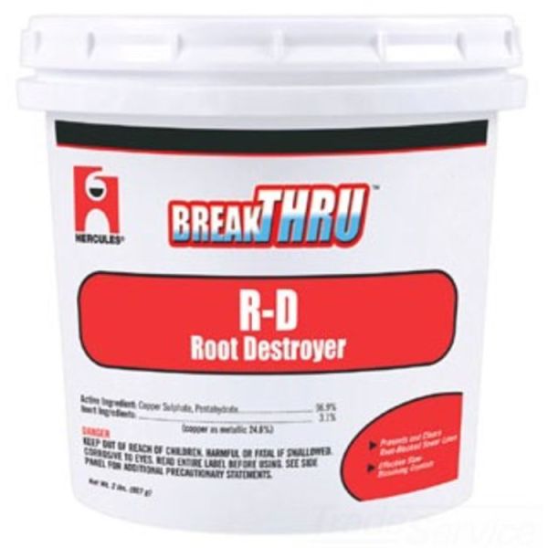 rootsです。② Hercules 20602 Breakthru 2 lb Root Destroyer | PlumbersStock