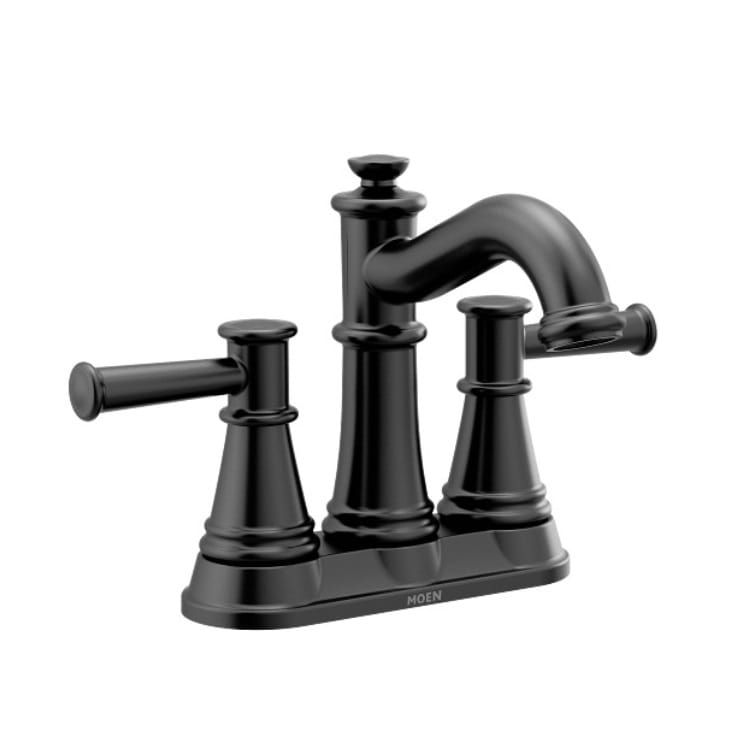 moen belfield wall-mount bathroom faucet in matte black