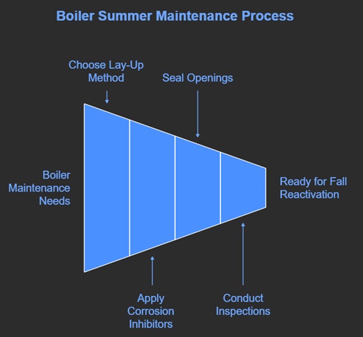 infographic about summer shutdown boiler maintenance