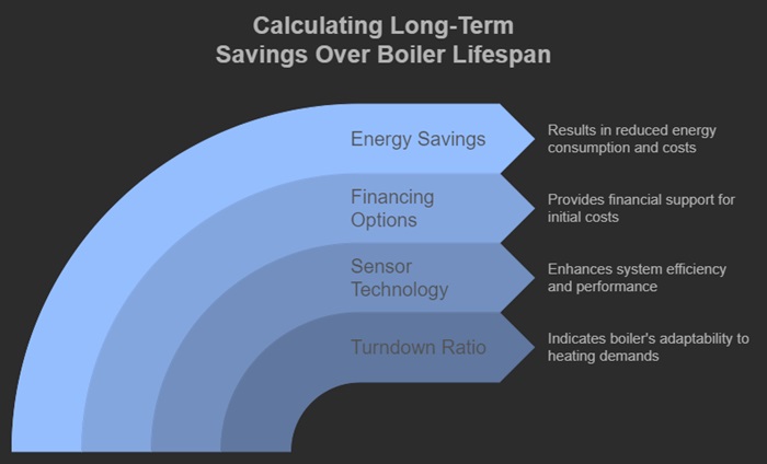 infographic for Calculating Long-Term Savings Over Boiler Lifespan