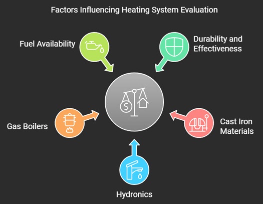 infographic for understanding what you need from an oil boiler