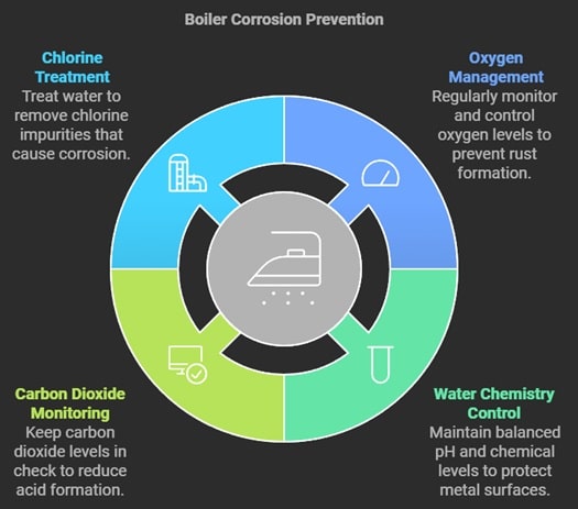 infographic about boiler corrosion prevention