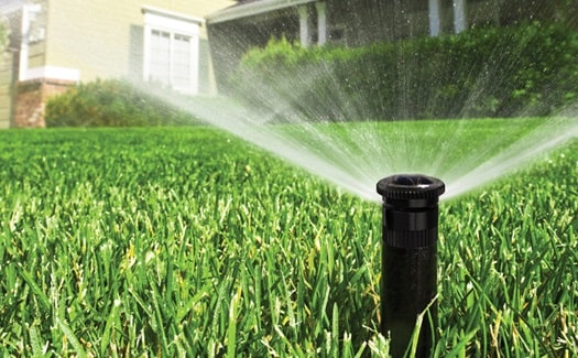 beautiful green grass is one of the benefits of installing lawn sprinklers