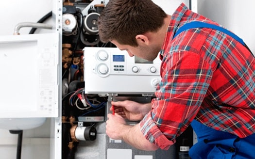 boiler troubleshooting leads to proper maintenance and repair, as depicted in this image