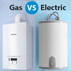 gas vs. electric boilers comparison