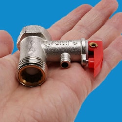 image of a boiler safety valve for this Guide to Boiler Safety Valve Testing