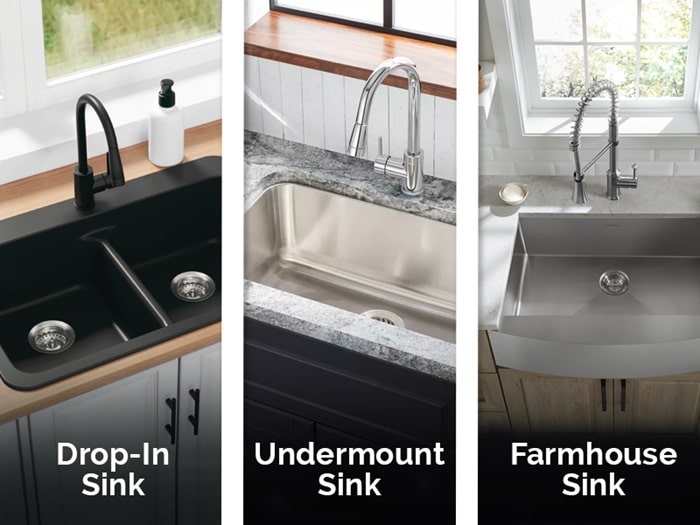 how to choose the right kitchen sink installation type