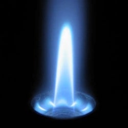 get the flame on your boiler pilot light going again, just like in this image