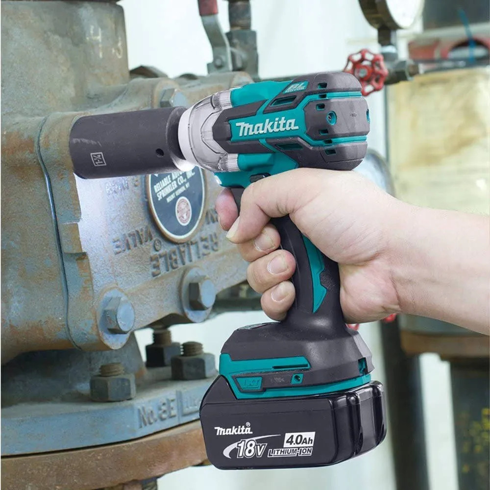 Makita 18V LXT Lithium Ion 1 2in Cordless 3 Speed Impact Wrench with BL Brushless Motor Tool Only XWT02Z