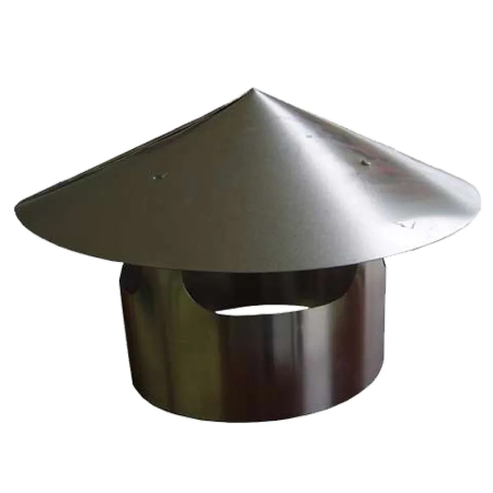 Single Wall 8 Aluminum China Cap PlumbersStock