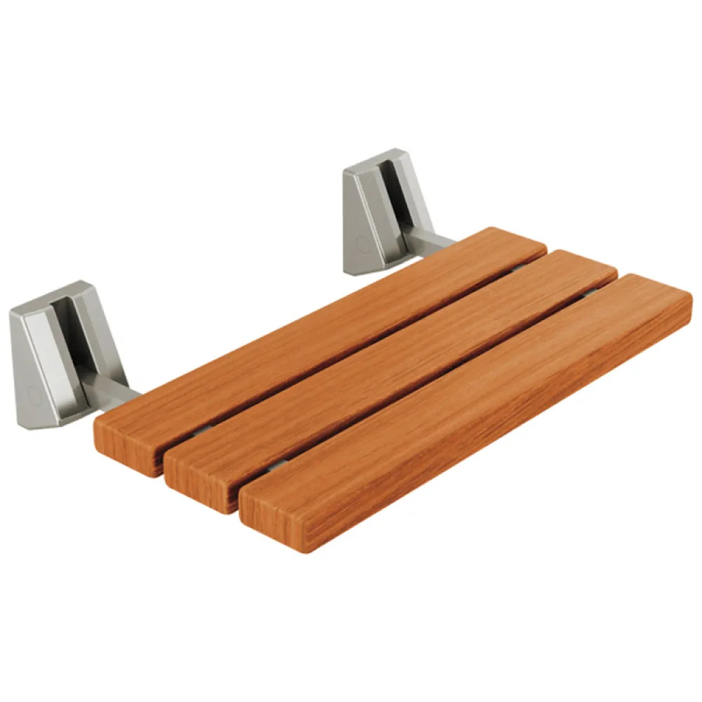 Dreamline folding shower seat natural teak shst best sale