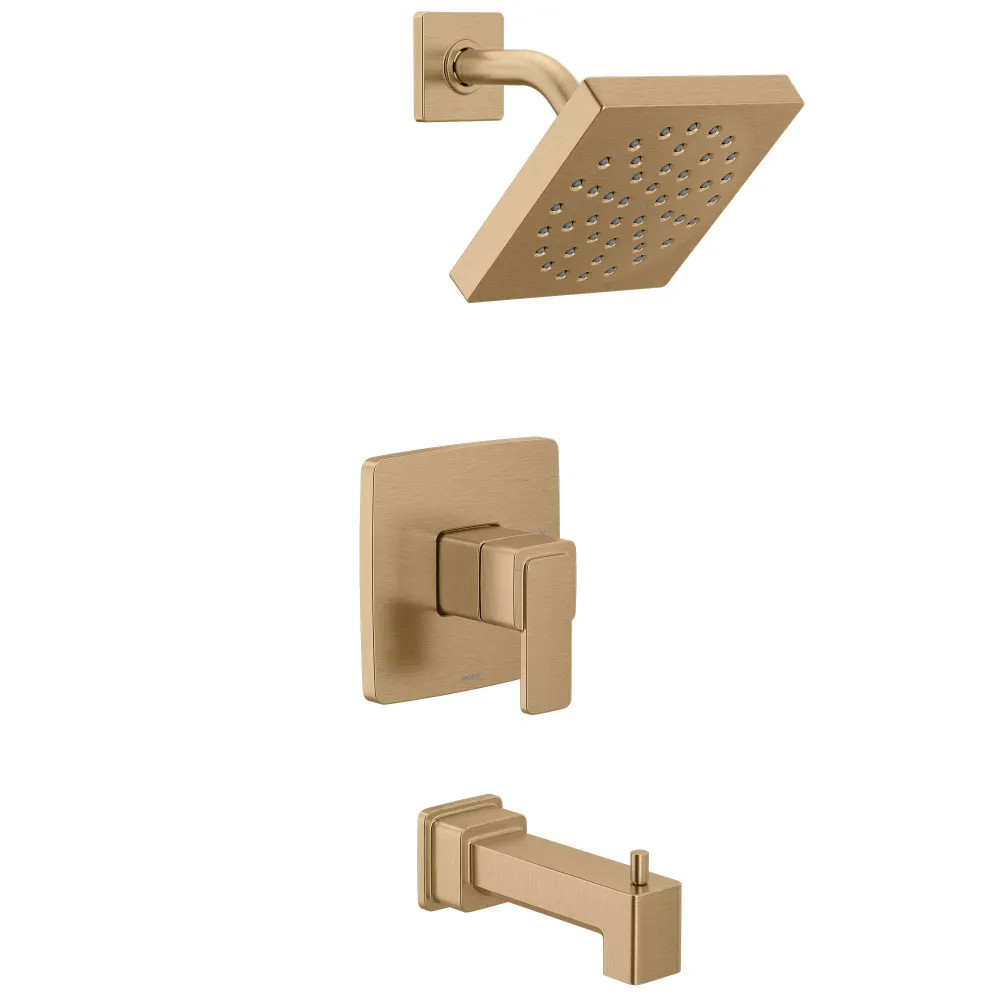 Moen Iver M-Core 2 Series tub/shower combo in Bronzed Gold - UT2683EPBZG