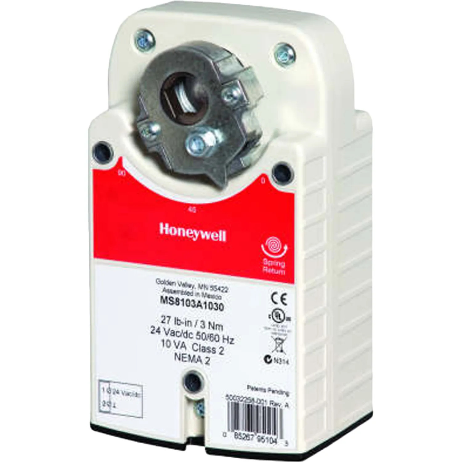 Honeywell MS4103A1130 Honeywell MS4103A1130/U Two-Position Direct-Coupled Actuator