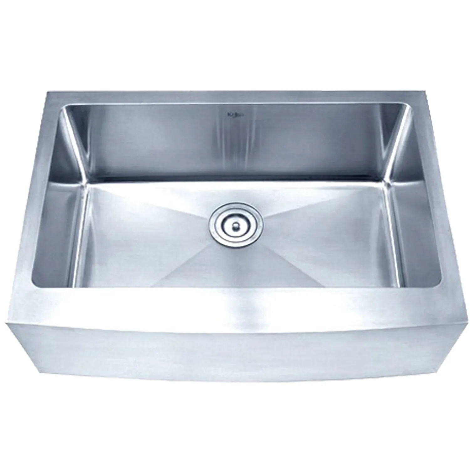 Kraus KHF200-30 Kraus KHF200-30 30 inch Farmhouse Apron Single Bowl 16 gauge Stainless Steel Kitchen Sink