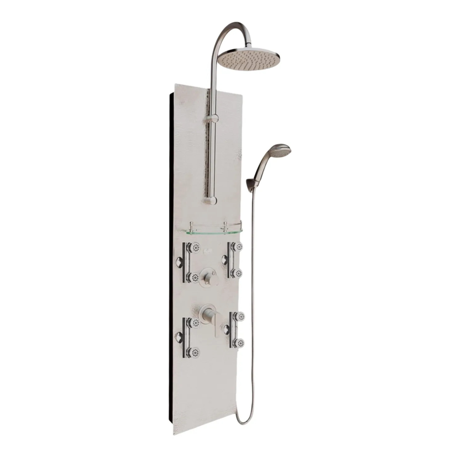 Pulse 1027 Pulse 1027 Hand-Forged Panel Vaquero ShowerSpa, Hammered Nickel Finish