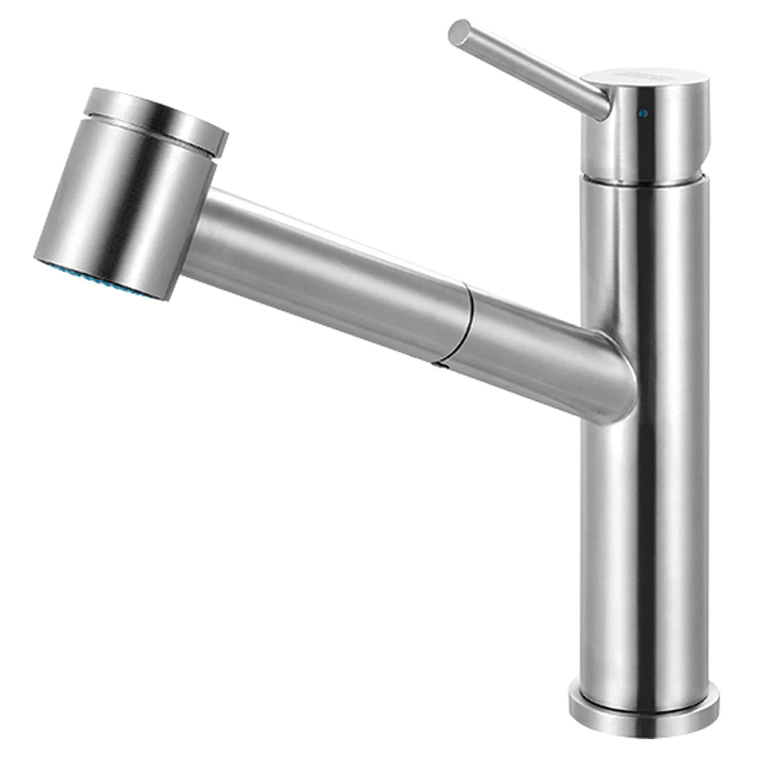 Franke FFPS3450 Franke Single Handle Pull-Out Kitchen Faucet, Stainless - FFPS3450