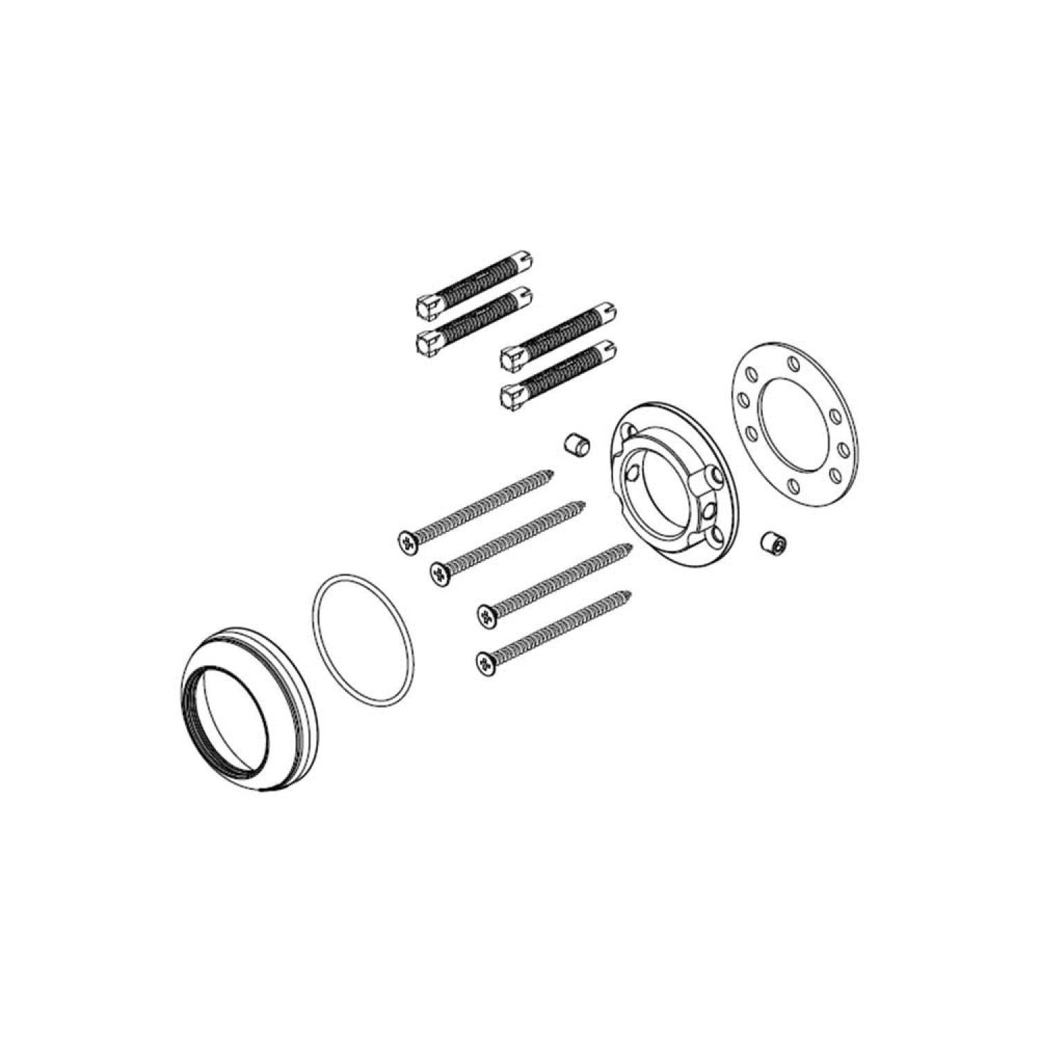 Delta RP64634 Delta RP64634 Wall-Mount Mounting Kit for Pot Filler - Chrome
