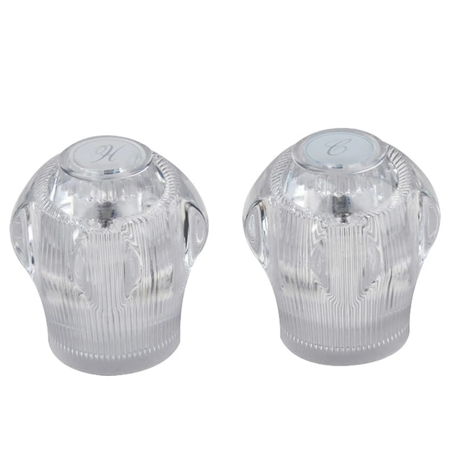Peerless RP70264 Peerless RP70264 Two Part Clear Knob Chrome Handle Kit