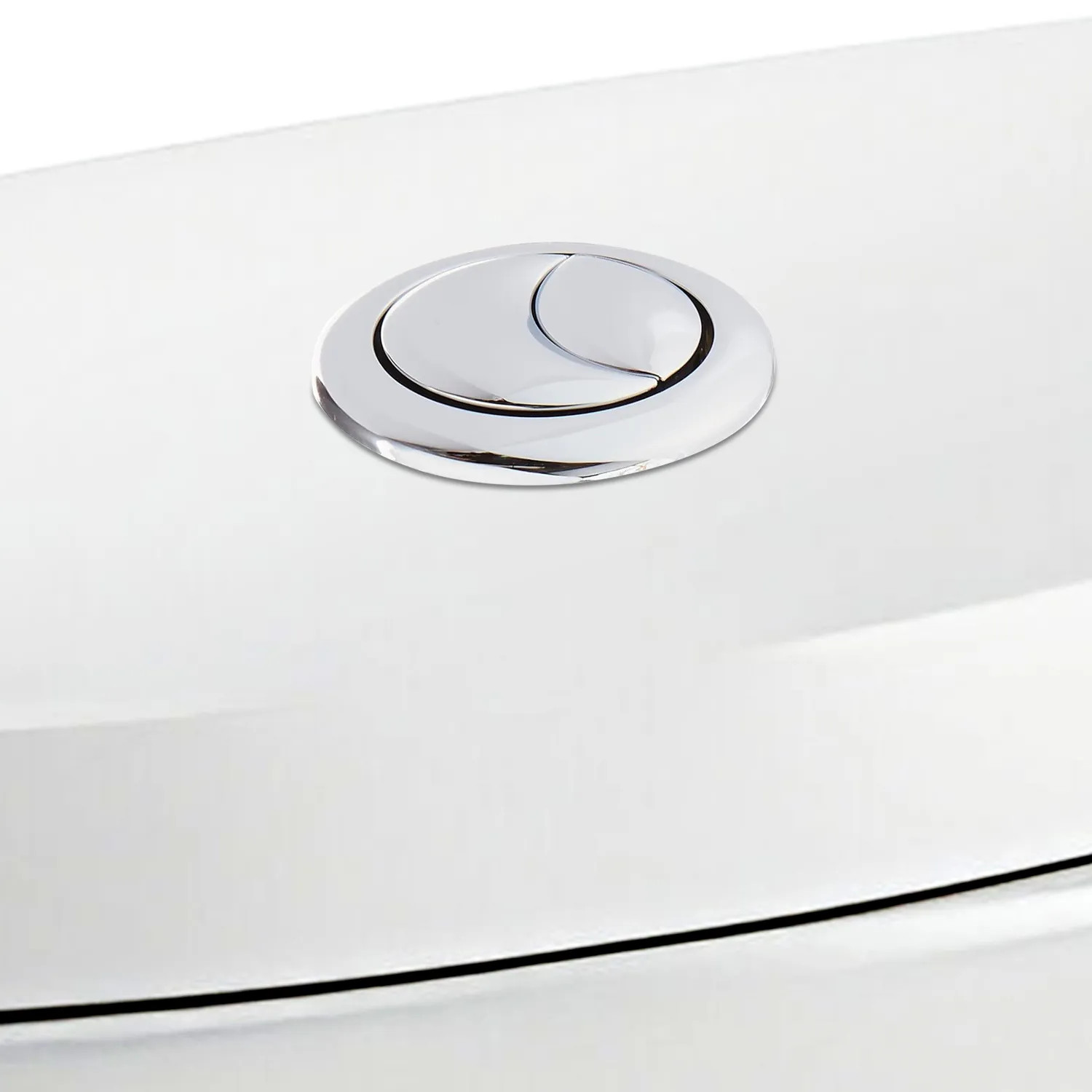 Toto THU340#CP TOTO Aquia Dual-Flush Push Button Assembly, Polished Chrome - THU340#PC