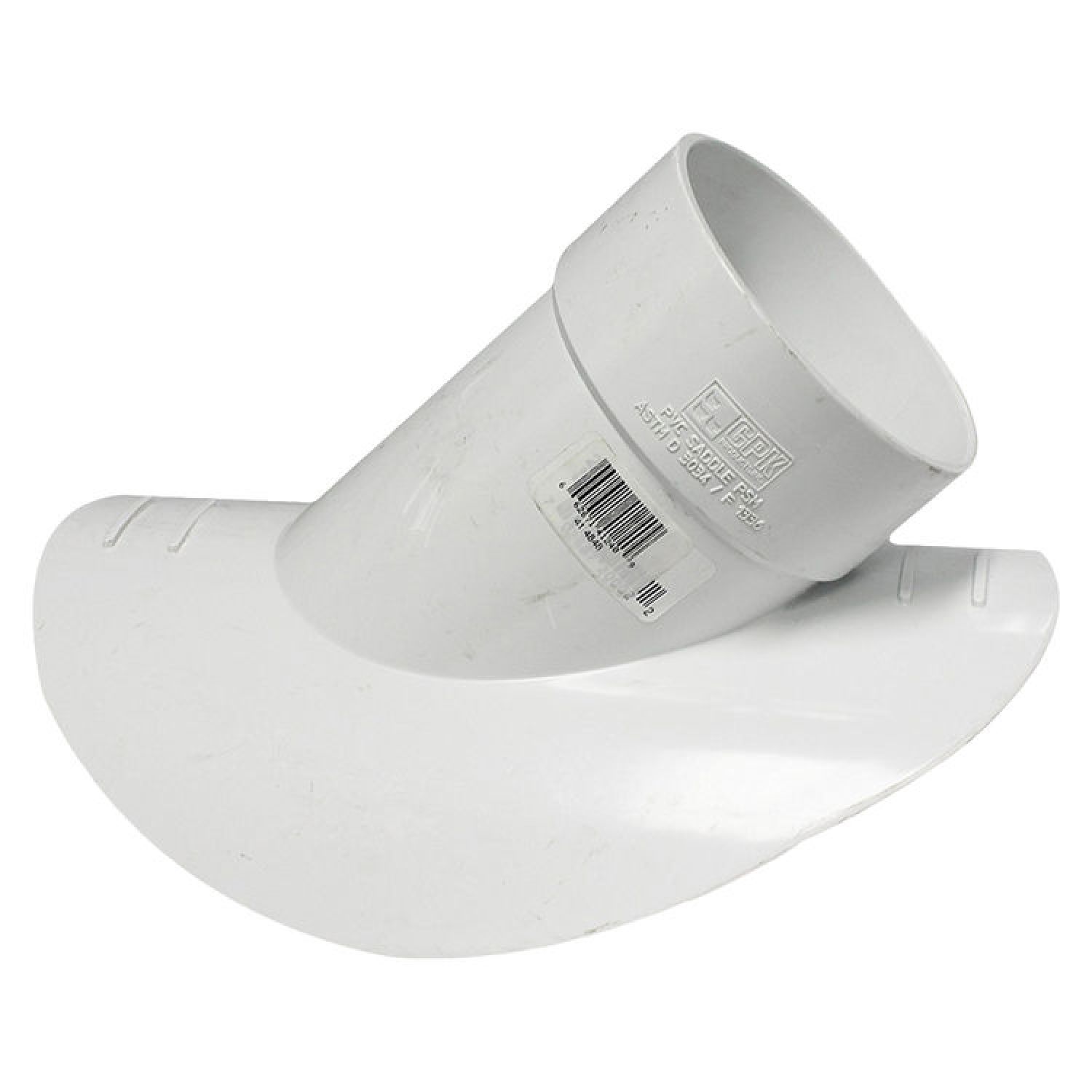 Commodity  Canplas 414848BC 8 x 4 Inches Saddle Wye Pipe Fitting