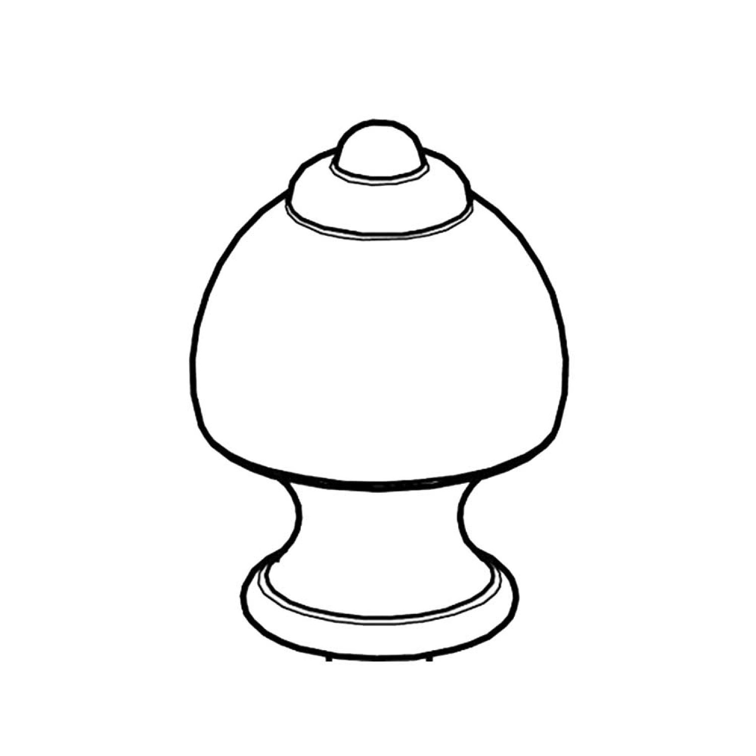 Pfister 941-049J Pfister Catalina 49 Series Replacement Pull-Up Lift Rod Knob, PVD Brushed Nickel - 941-049J