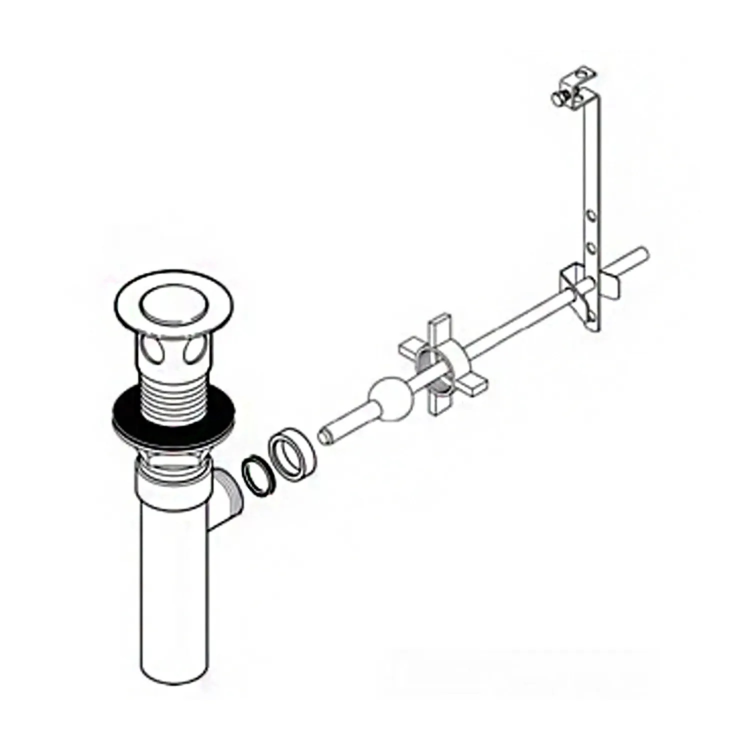 Delta RP38958SS Peerless Stainless Pop-Up Drain Assembly - RP38958SS