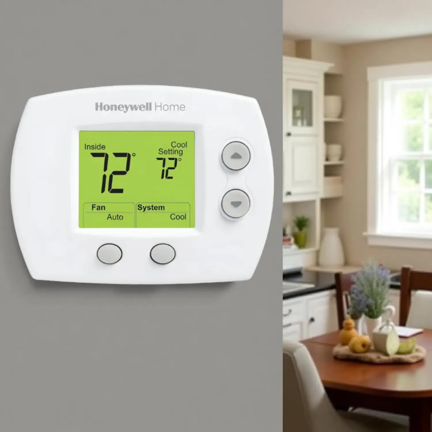 Honeywell TH5110D1022 Resideo Non-Programmable Digital Heating and Cooling Thermostat - TH5110D1022 