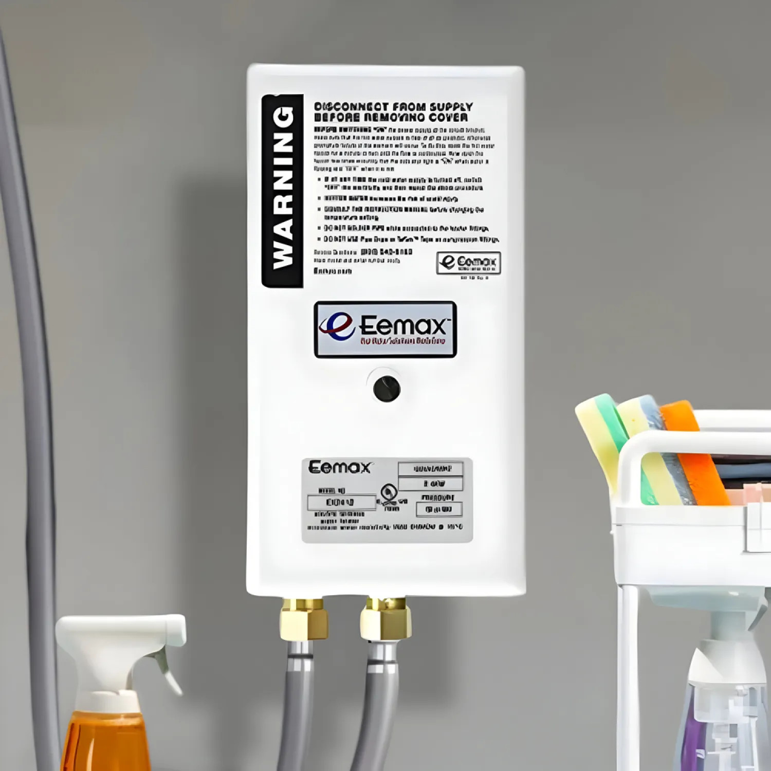 Eemax EX100T-EE EEMax Thermostatic Electric Tankless White Hot Water Heater for Eye Wash Fountains, Single Point of Use, 277v, 10.0 kW - EX100T-EE