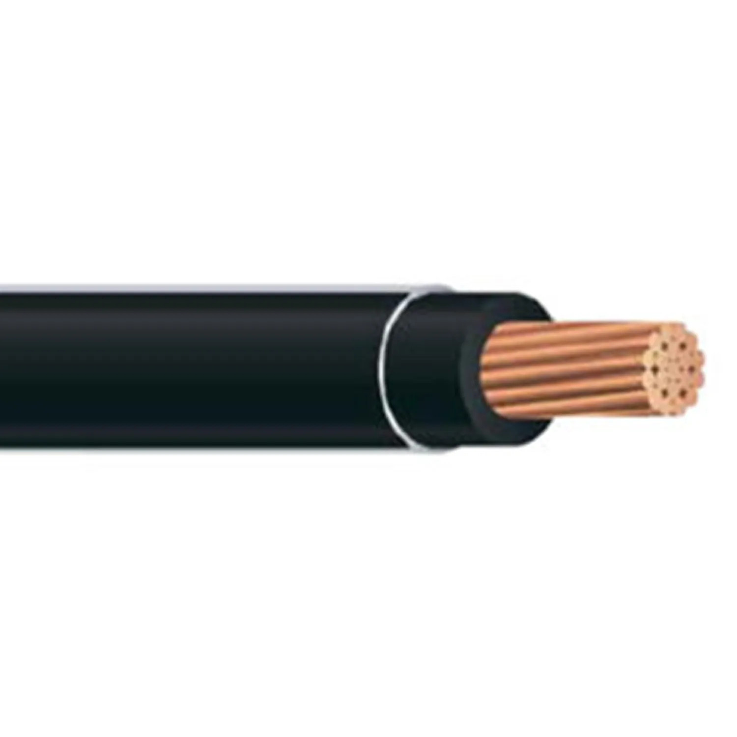WIRE 4/0-19 THHN COPPER 19 STRAND BLACK