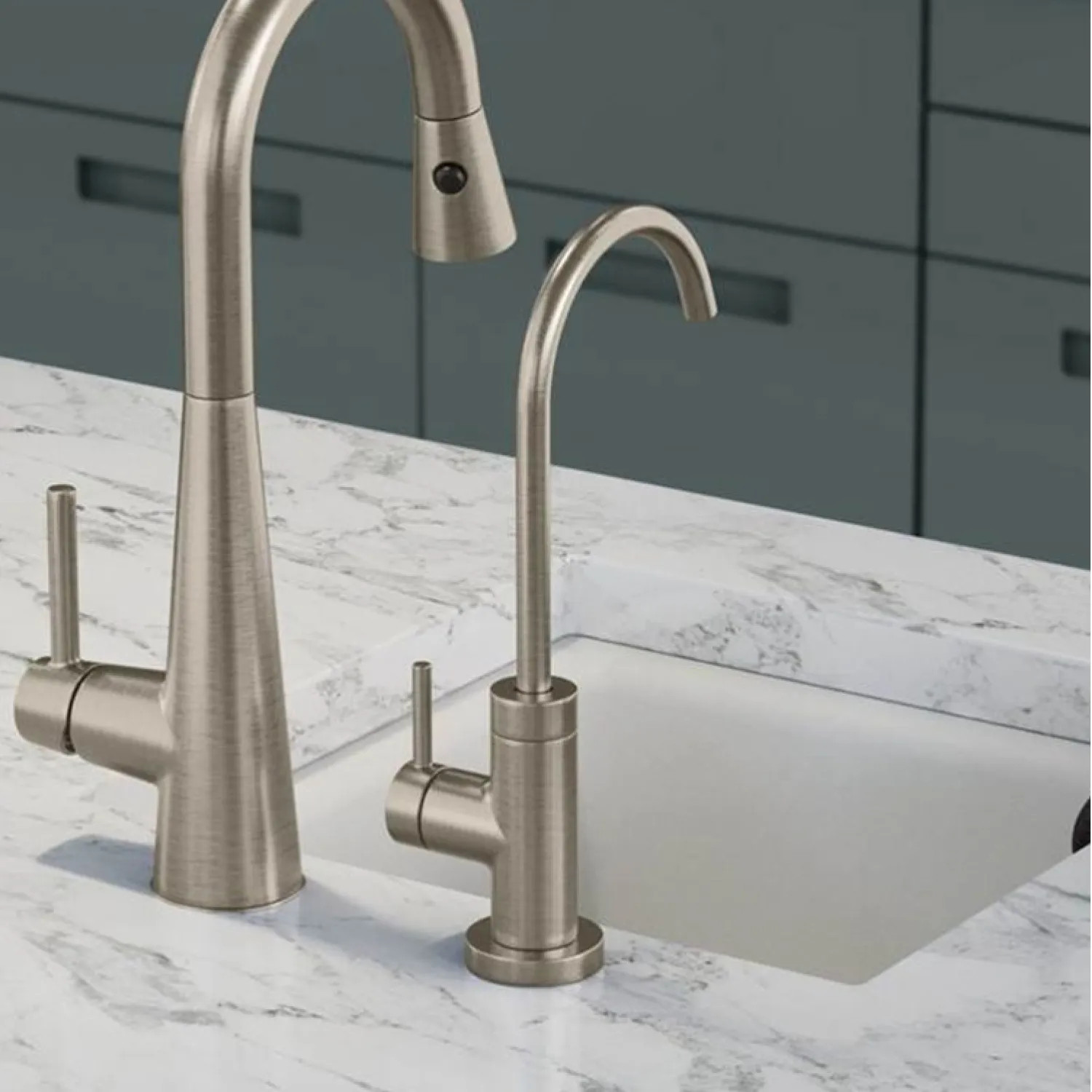 Moen S5530SRS Moen SIP Modern One-Handle High Arc Beverage Faucet, Spot Resist Stainless - S5530SRS