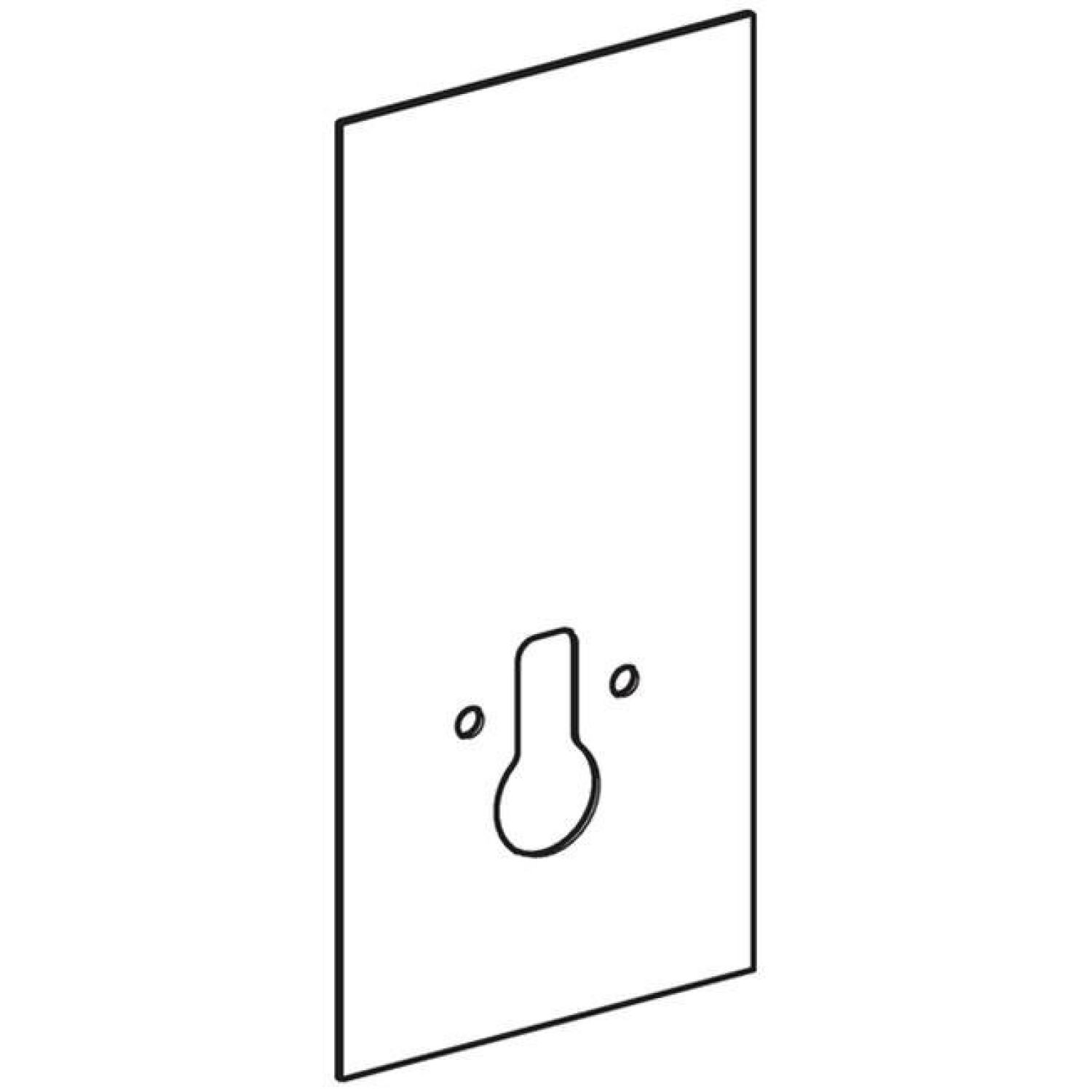 Geberit 242.383.SG.1 Geberit 242.383.SG.1 Front Glass Cladding