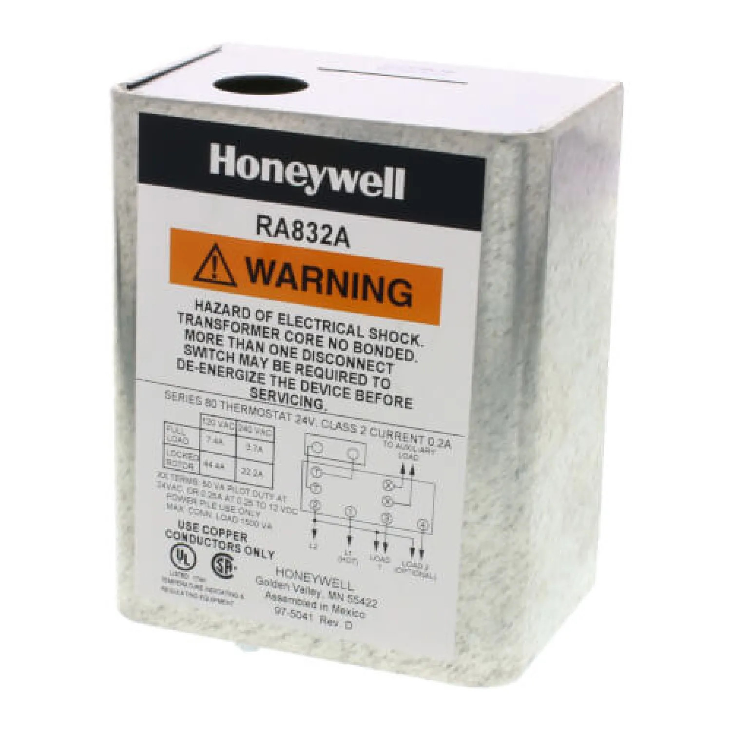 Honeywell RA832A1066 Resideo Switching Relay With Internal Transformer - RA832A1066