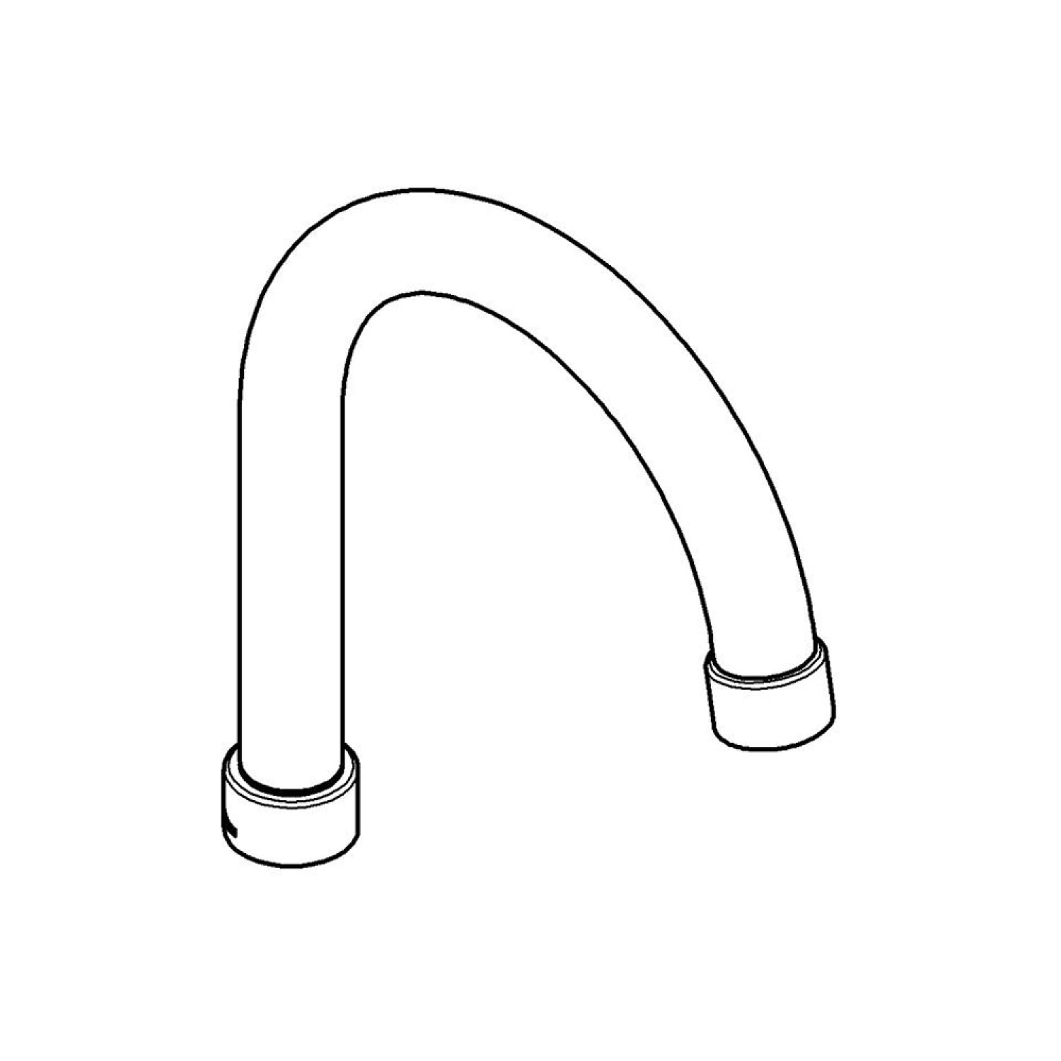 Grohe 13244EN0 Grohe 13244EN0 Spout in Brushed Nickel 
