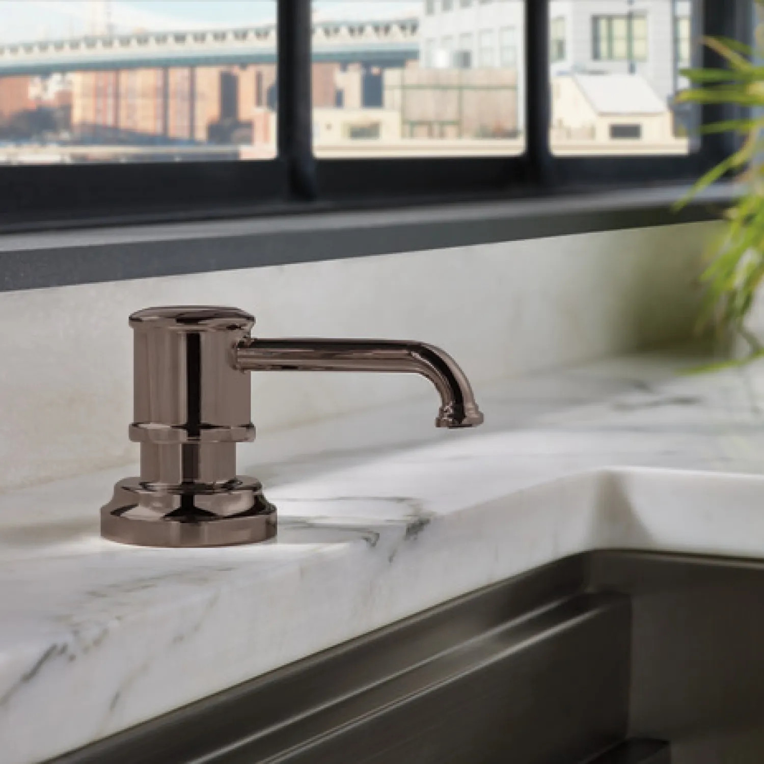 Brizo RP75675RB Brizo Artesso Soap/Lotion Dispenser, 13-ounce, Venetian Bronze - RP75675RB