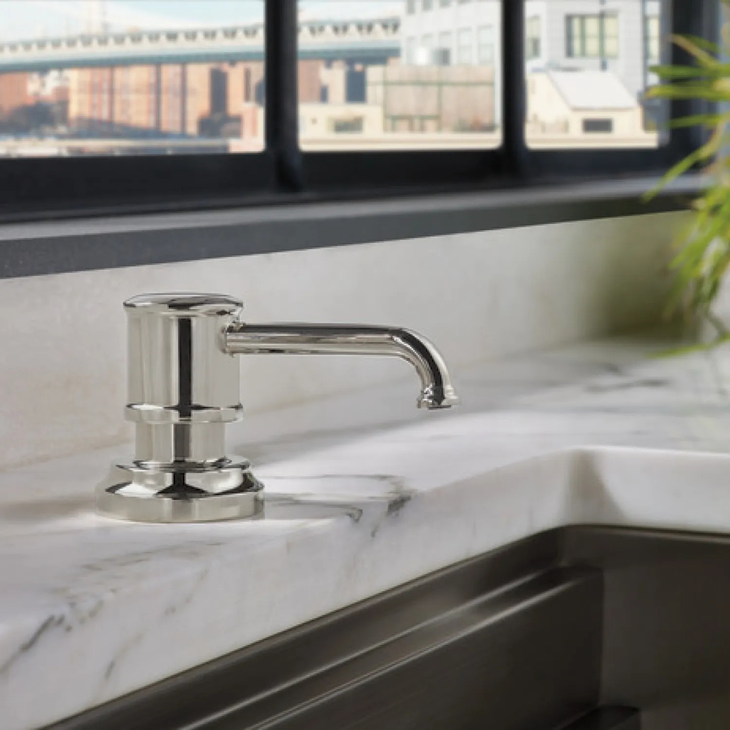 Brizo RP75675SS Brizo Artesso Soap/Lotion Dispenser, 13-ounce, Brilliance Stainless - RP75675SS