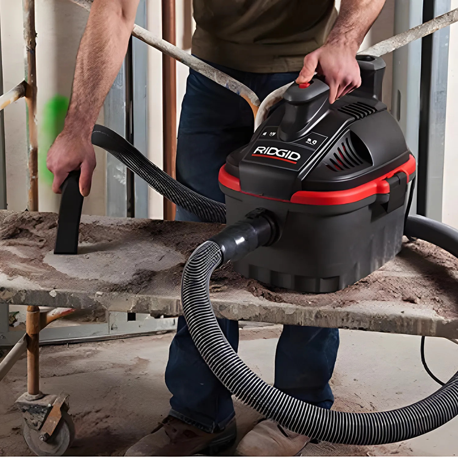 RIDGID 4000RV 4-Gallon Portable Wet/ Dry Vacuum - 50313