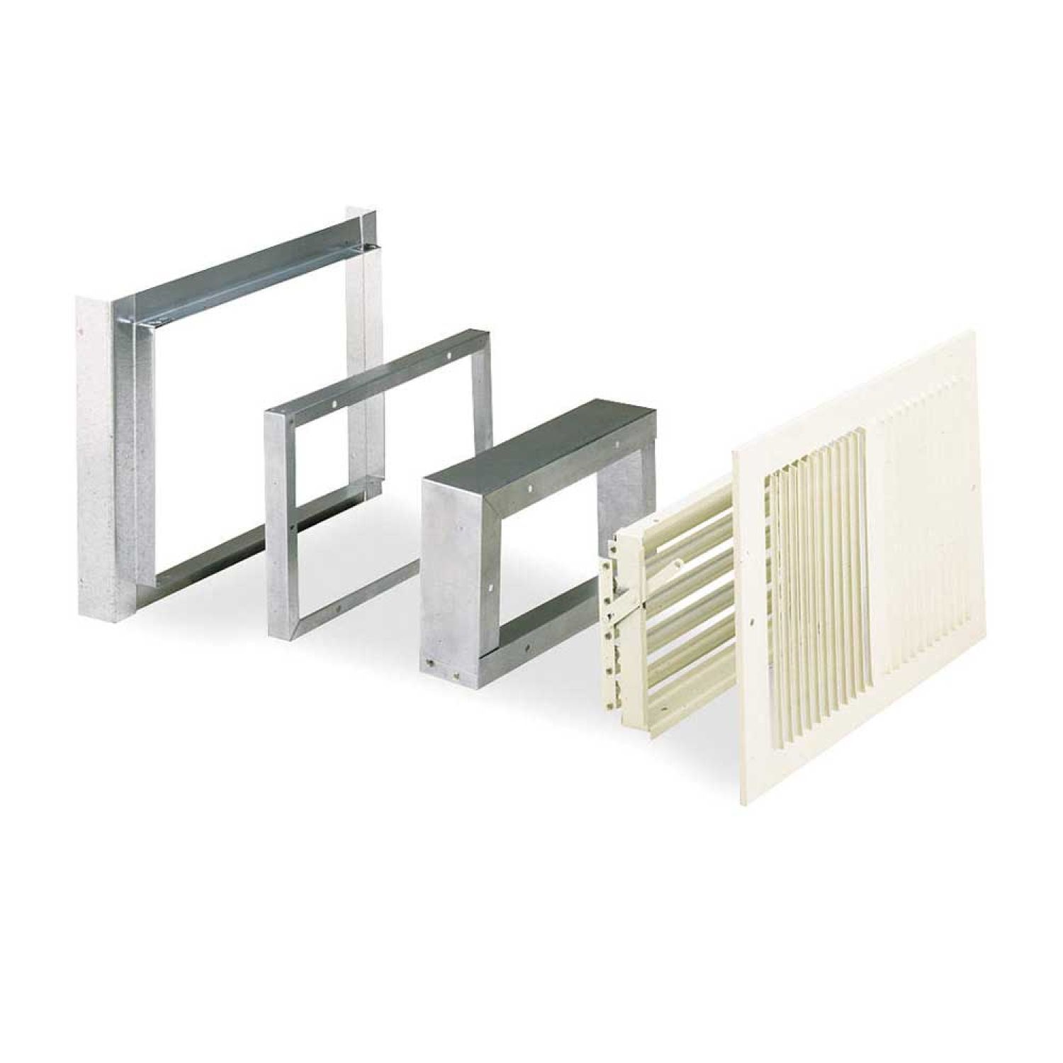 Cozy 407RRA Cozy 407RR-A Recess-Mounted Rear Register Kit for Counterflow Furnace