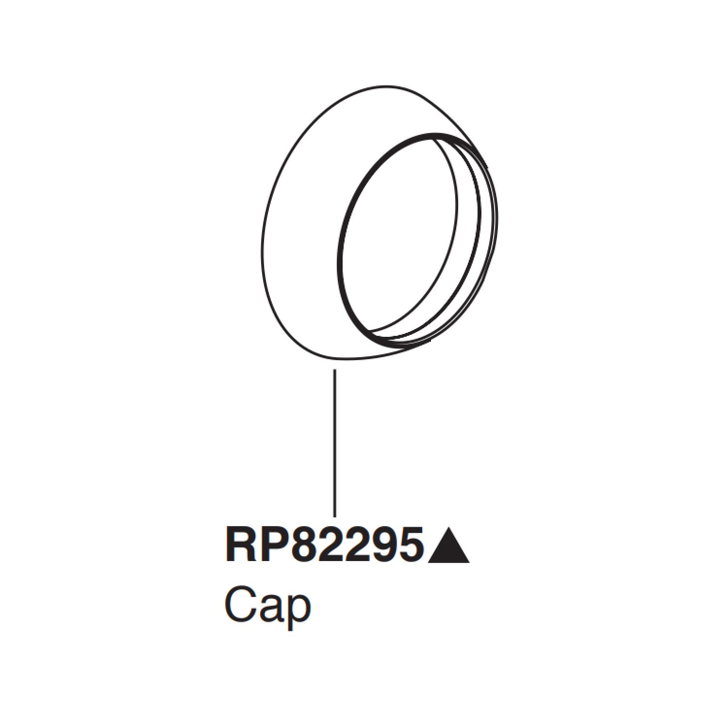Peerless RP82295 Peerless Precept Chrome Bonnet Cap - RP82295
